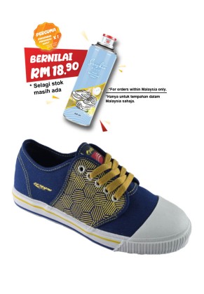 Pallas Rejam Sepak Takraw Shoes Lo Cut Shoe Lace RJ07-004 Blue