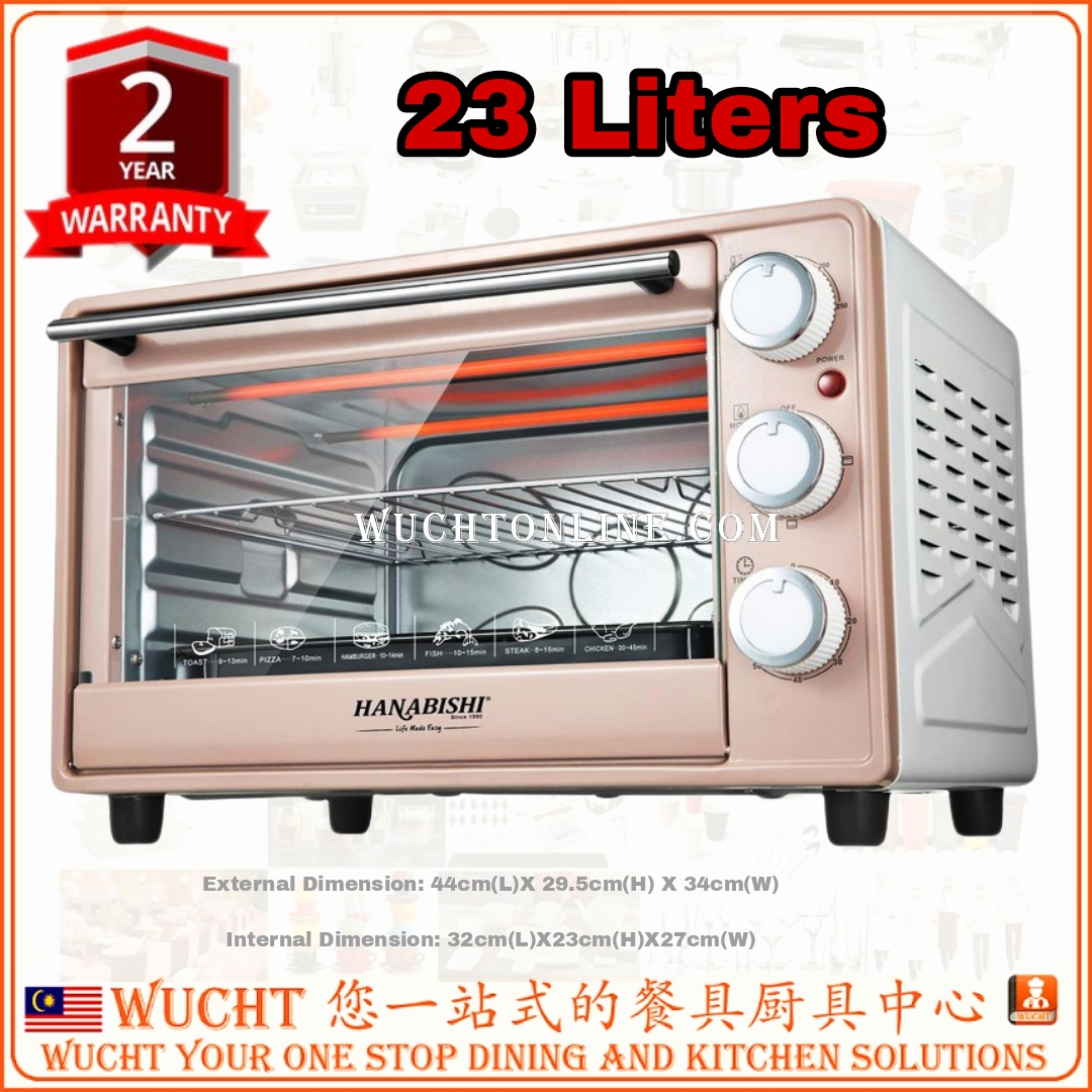 WUCHT】HANABISHI OVEN HA6223 ELECTRIC OVEN 23 LITERS MODEL HA6223