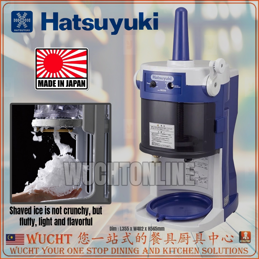 WUCHT】Japan Hatsuyuki Ice shaver Hatsuyuki HB320A Electric Ice