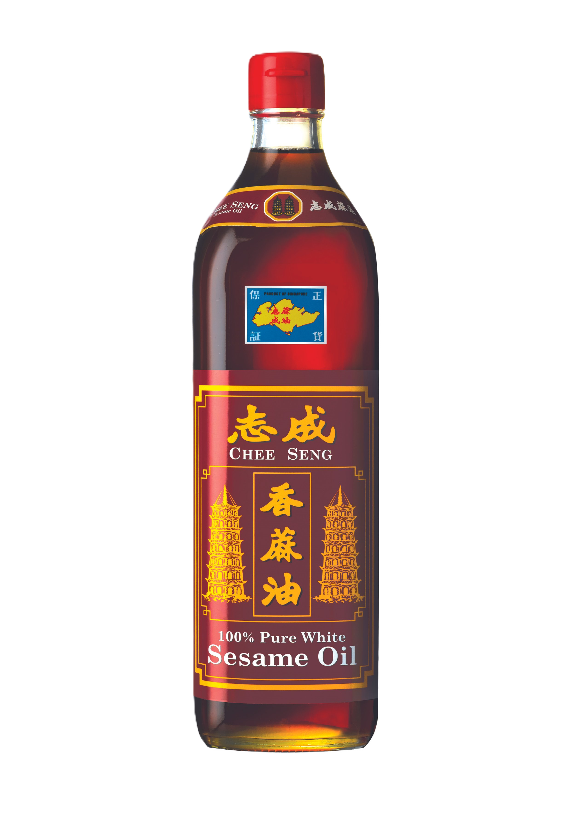 Chee Seng 100% Sesame Oil 750ml 志成香麻油【 四方瓶】 | Yi Da