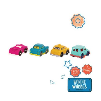WONDER WHEELS Mini Vehicles Set W/4 cars | Baby Product, Pregnancy's ...