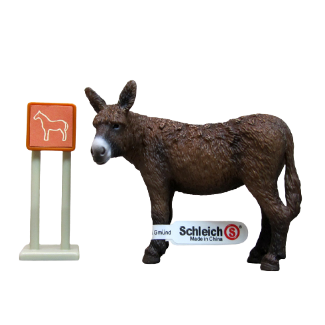 Schleich Figurines Schleich Retired Donkeys Red Oak Ranch Taking