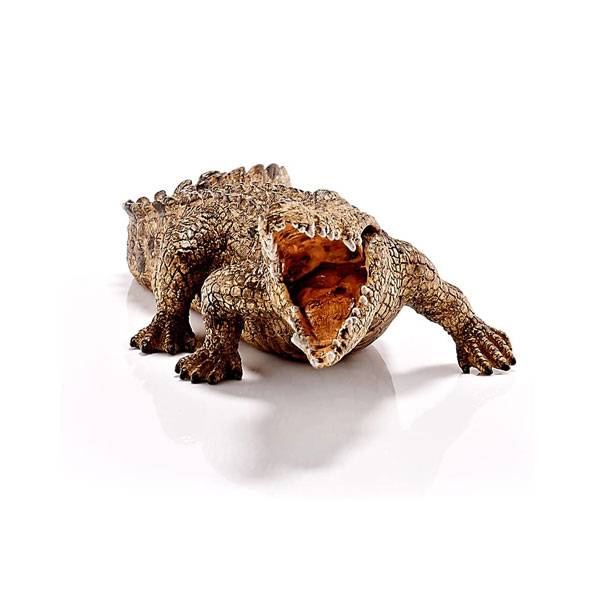 Schleich 14727 Alligator, dès 3 Ans, Wild Life - Figurine, 19 x 5,9 x 3