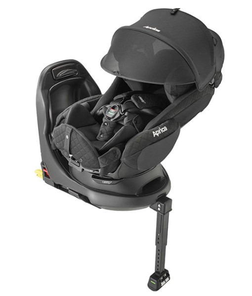 Aprica Fladea Grow ISOFIX (Premium) CarSeat - Black | Baby