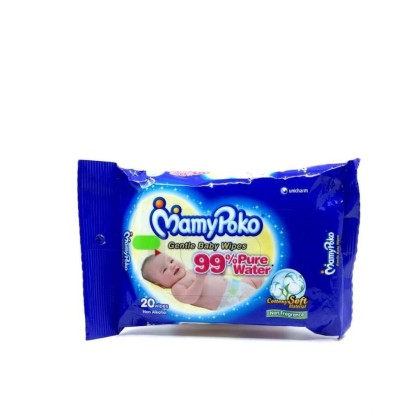 MAMYPOKO BABY WIPES NON FRAGRANCE 20S Baby Product, Pregnancy's