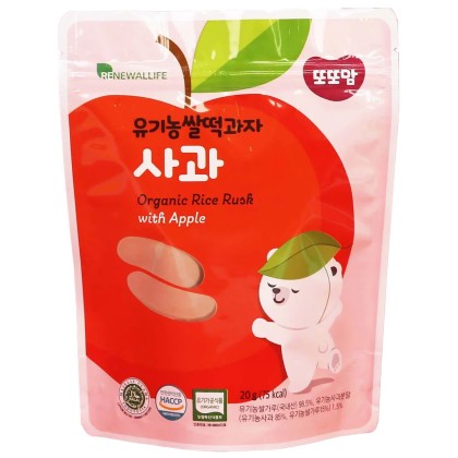 Renewallife Organic Rice Rusk - Apple | Baby Product, Pregnancy's item ...