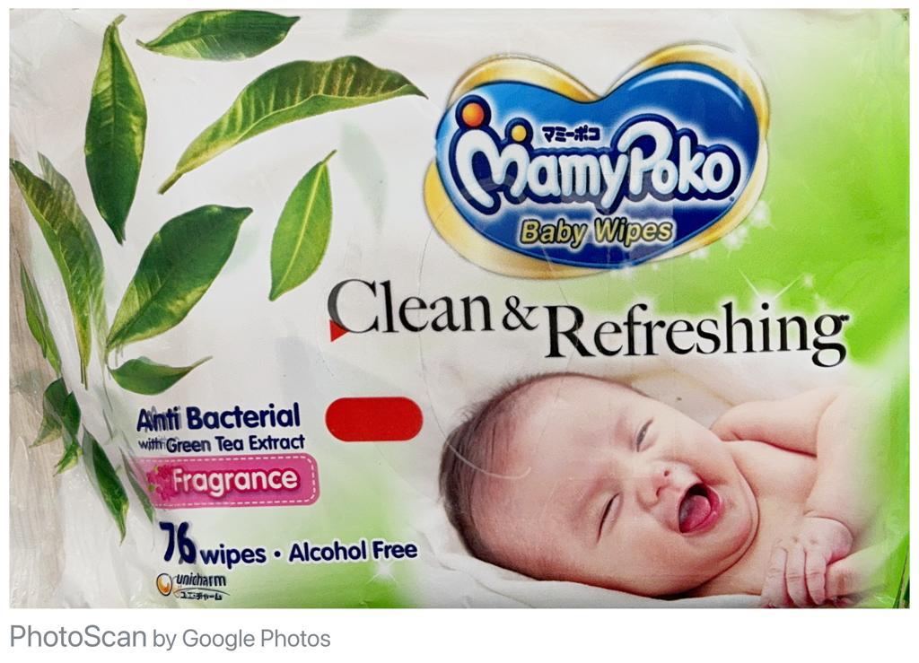 MAMYPOKO BABY WIPES ANTI BACTERIAL[F] 76'S Baby Product