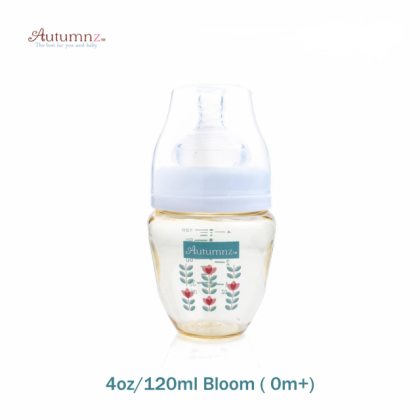 AUTUMNZ PPSU WIDE NECK FEEDING BOTTLE 4OZ/120ML FLOWER Baby