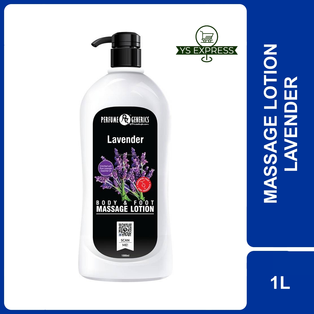 PERFUME GENERICS Body Foot Massage Lotion Lavender 1L Losyen