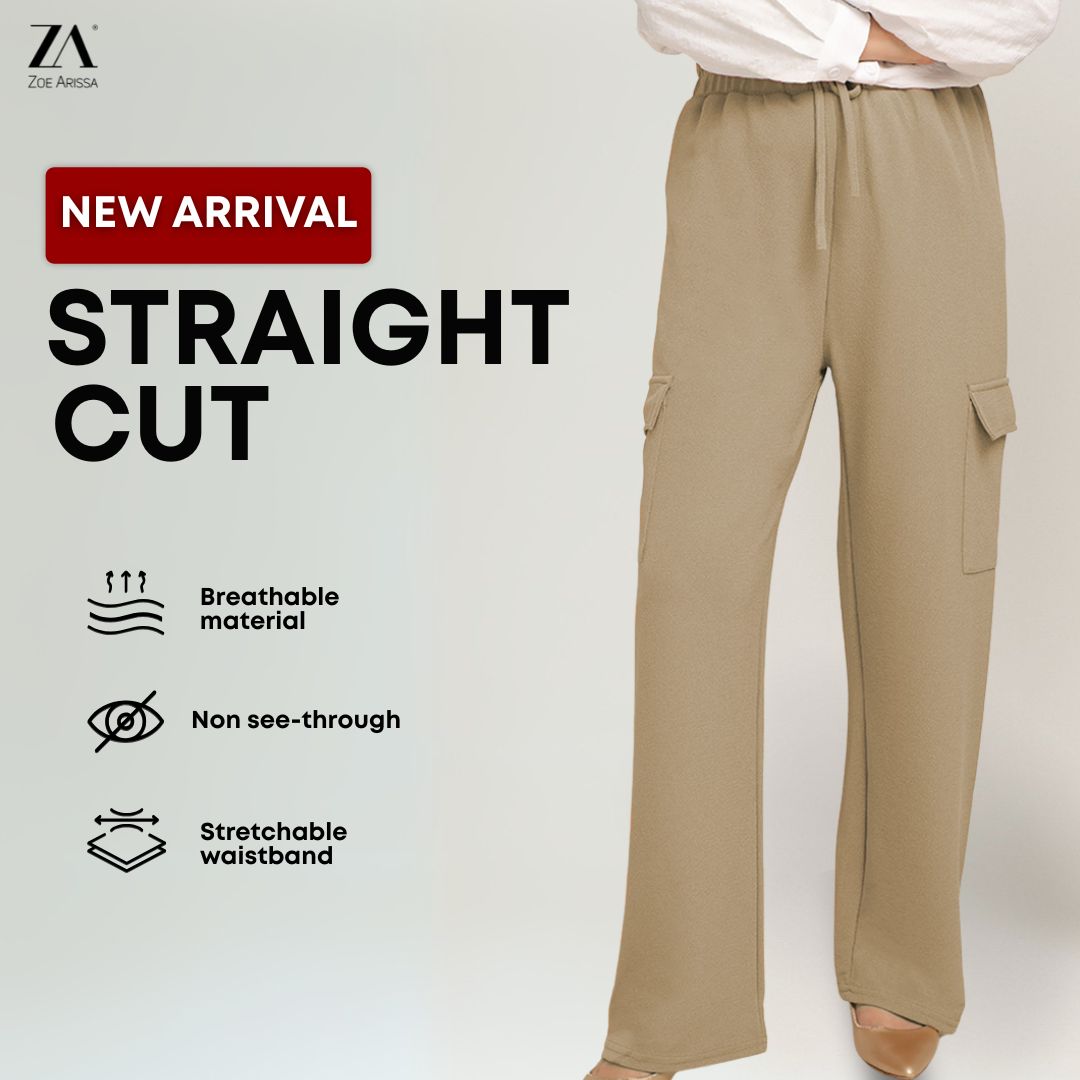 P9260) Elena Cheenie Cargo Pants | Zoe Arisah
